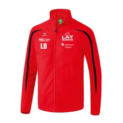 Laufjacke rot/schwarz